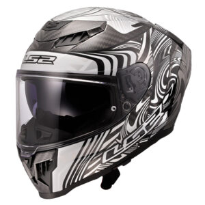 Kaciga LS2 Full Face FF807 DRAGON CARBON ENTHUM srebrna