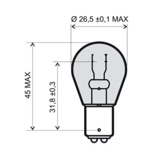 Sijalica 12V 21/5W RMS