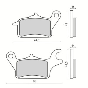 Disk pločice za motocikle RMS Yamaha Tricity 125cc