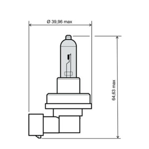 Sijalica 12V 55W H11 bela RMS