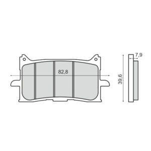 Disk pločice RMS ( SINTER ) Honda CBR 650 R / CRF 1000 Africa / X-ADV 750