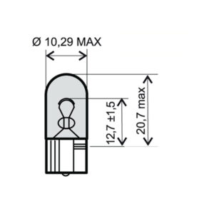 Sijalica 12V 3W ubodna RMS